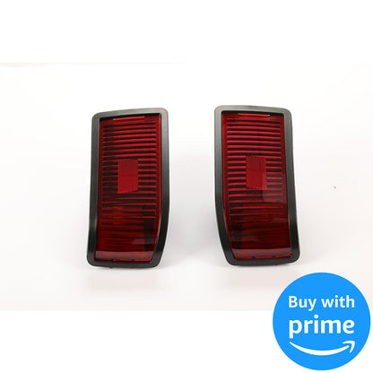 Tail Light Kit Compatible with John Deere 415 425 445 455 w/o Bulbs Plastic Red Lens Replacement for M116504 M116505