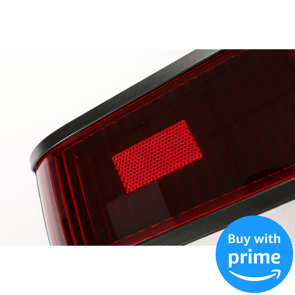 Tail Light Kit Compatible with John Deere 415 425 445 455 w/o Bulbs Plastic Red Lens Replacement for M116504 M116505