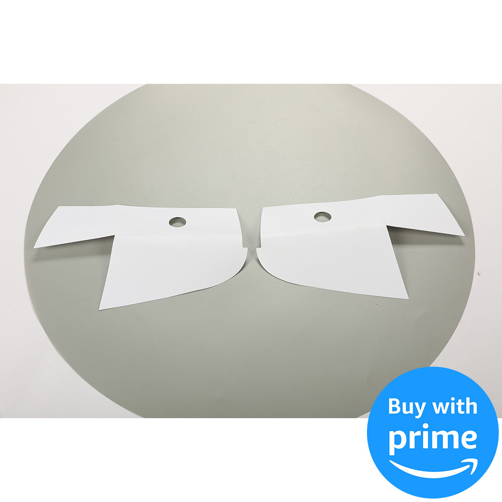 Tail Light Kit Compatible with John Deere 415 425 445 455 w/o Bulbs Plastic Red Lens Replacement for M116504 M116505