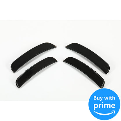 Side Marker Light Compatible with 2015-2022 Dodge Charger Side Marker Lamps Reflectors Front Rear LED Smoke Lens White Lights Replacement for 68214404AA 68214405AA 68214127AA 68214126AA 4Pcs
