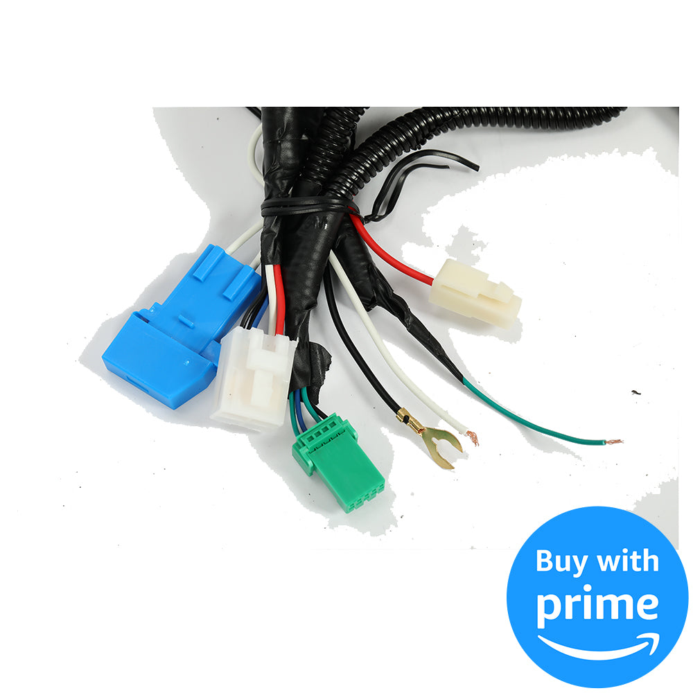 Fog Lights Lamps Compatible with 2011-2013 Honda Odyssey Replacement Assembly Fog Lamps with Bulbs & Wiring Harness & Switch Kit Chrome Housing Clear Lens