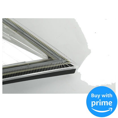 Fog Lights Lamps Compatible with 2011-2013 Honda Odyssey Replacement Assembly Fog Lamps with Bulbs & Wiring Harness & Switch Kit Chrome Housing Clear Lens