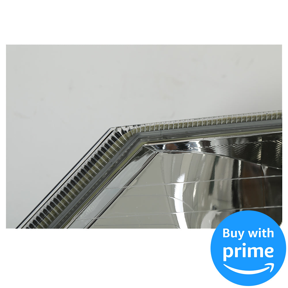 Fog Lights Lamps Compatible with 2011-2013 Honda Odyssey Replacement Assembly Fog Lamps with Bulbs & Wiring Harness & Switch Kit Chrome Housing Clear Lens