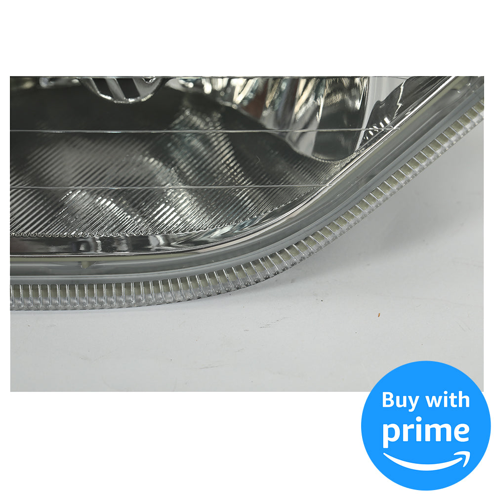 Fog Lights Lamps Compatible with 2011-2013 Honda Odyssey Replacement Assembly Fog Lamps with Bulbs & Wiring Harness & Switch Kit Chrome Housing Clear Lens