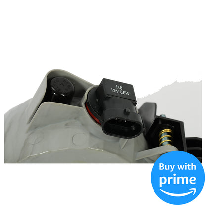 Fog Lights Lamps Compatible with 2011-2013 Honda Odyssey Replacement Assembly Fog Lamps with Bulbs & Wiring Harness & Switch Kit Chrome Housing Clear Lens