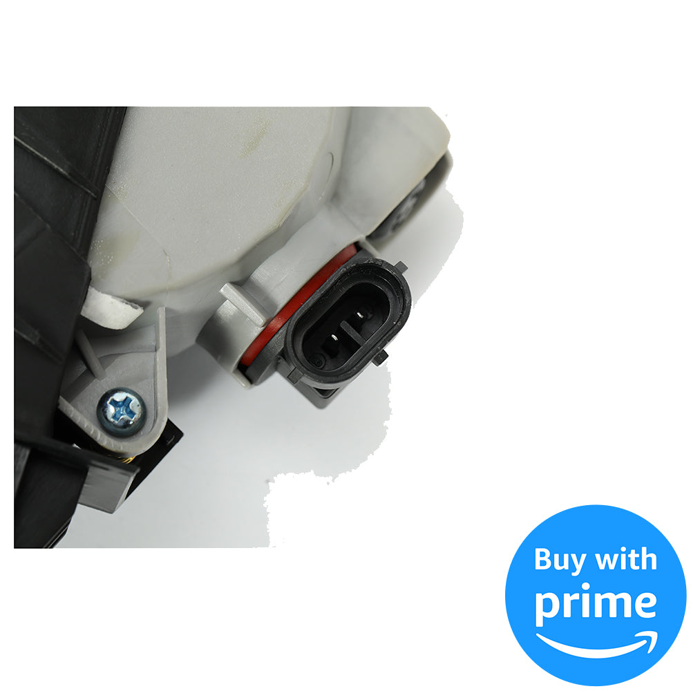 Fog Lights Lamps Compatible with 2011-2013 Honda Odyssey Replacement Assembly Fog Lamps with Bulbs & Wiring Harness & Switch Kit Chrome Housing Clear Lens