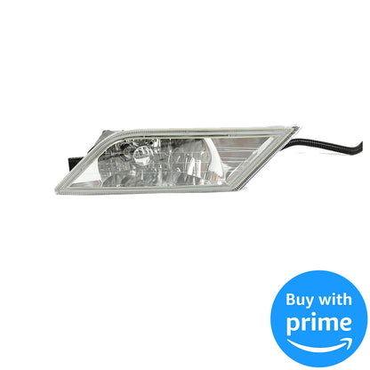 Fog Lights Lamps Compatible with 2011-2013 Honda Odyssey Replacement Assembly Fog Lamps with Bulbs & Wiring Harness & Switch Kit Chrome Housing Clear Lens