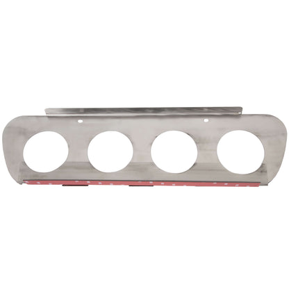 Exhaust Filler Panel For 2014-2019 C7 Corvette Z06,NPP Silver Stainless Steel