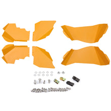 Front & Rear Inner Fender Liners Sheet Compatible with 2007-2018 Jeep Wrangler JK Yellow Splash Guards High Strength Simple Style