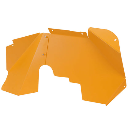 Front & Rear Inner Fender Liners Sheet Compatible with 2007-2018 Jeep Wrangler JK Yellow Splash Guards High Strength Simple Style