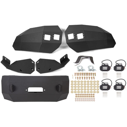 Offroad Front Bumper for 2004-2008 Ford F-150,3 Piece Winch Ready