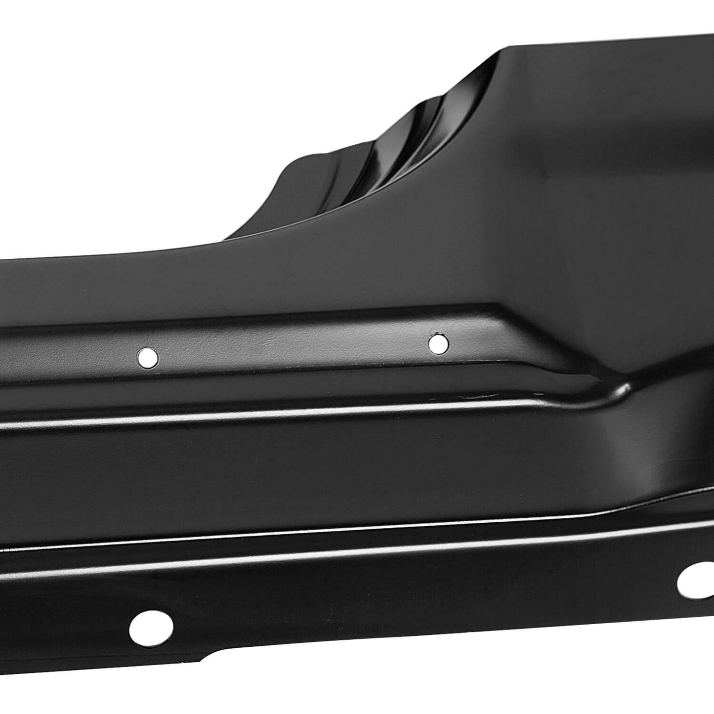 Steel Outer Rocker Panels Pair Black Compatible with 2004-2008 F-150 Standard Cab 2 Door