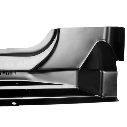 Steel Outer Rocker Panels Pair Black Compatible with 2004-2008 F-150 Standard Cab 2 Door