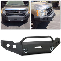 Load image into Gallery viewer, YIKATOO® Steel Front Bumper for 2011-2014 Chevy Silverado 2500 3500HD
