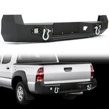 Rear Bumper for 2005-2015 Toyota Tacoma w/LED Light+D Ring