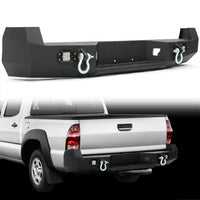 Load image into Gallery viewer, YIKATOO® Rear Bumper for 2005-2015 Toyota Tacoma w/LED Light+D Ring - junior

