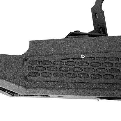 Heavy-Duty Rear Bumper Black For Chevy Silverado and GMC Sierra 1500 2007-2018