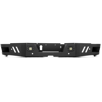 Rear Bumper Step Bumper Compatible with 2010-2021 Dodge Ram 2500 3500 Heavy Duty Steel