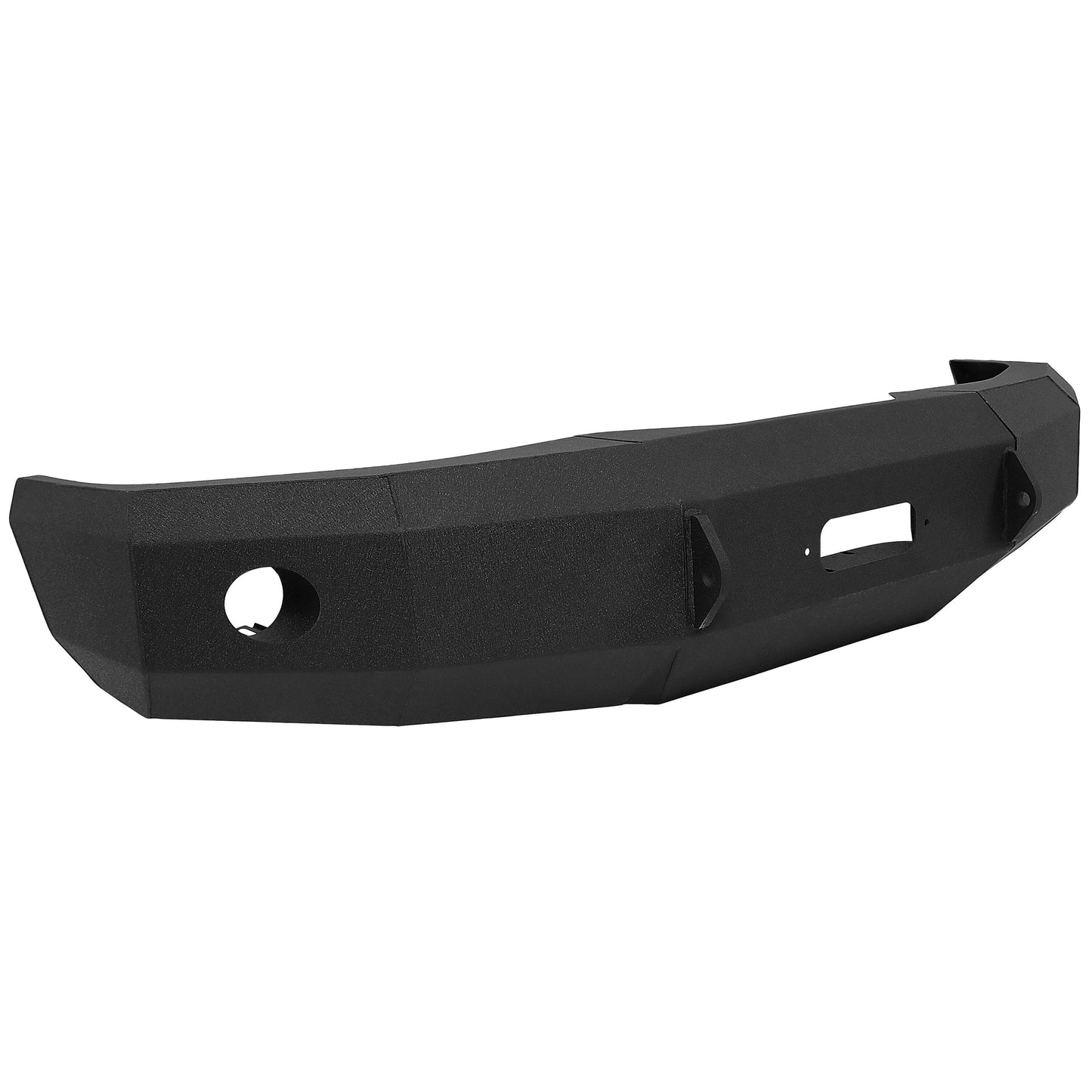 Modular Black Front Bumper for 1992-1996 Ford F-150 F-250 F-350,3-Piece Steel Base