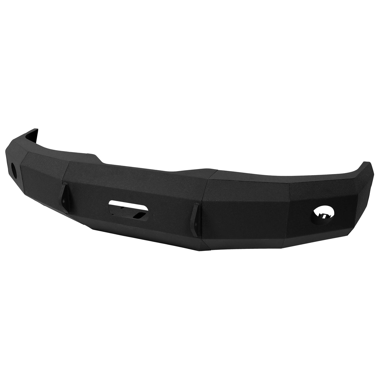 Modular Black Front Bumper for 1992-1996 Ford F-150 F-250 F-350,3-Piece Steel Base