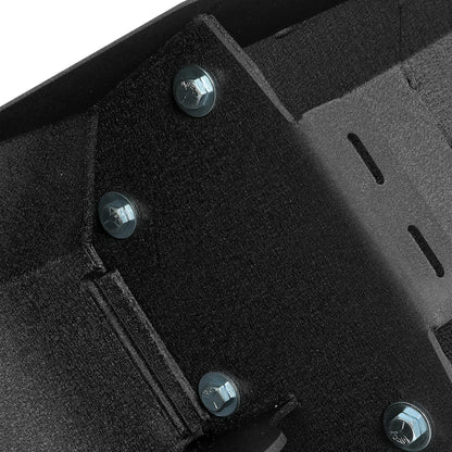 Modular Black Front Bumper for 1992-1996 Ford F-150 F-250 F-350,3-Piece Steel Base