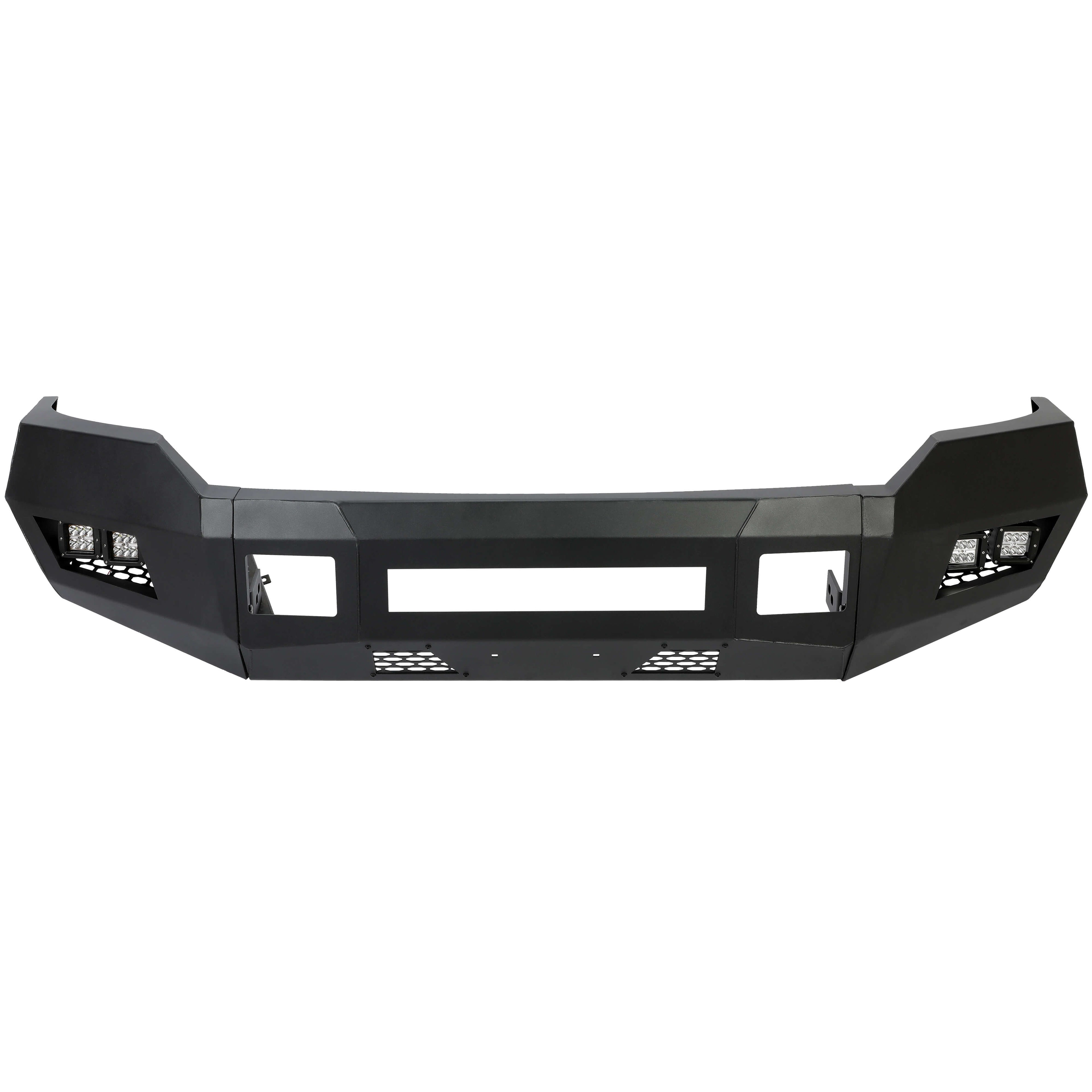 Modular Front Bumper for 2011-2016 Ford F-250 F-350,3-Piece w/LED Lights