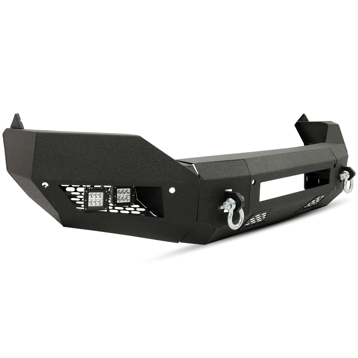 Front Bumper Off-road 3-Piece Modular Compatible with 2013-2018 Dodge Ram 1500 2019-2021 Ram 1500 Classic 2WD/4WD