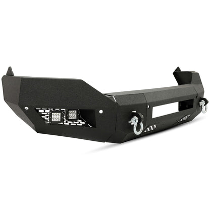 Front Bumper Off-road 3-Piece Modular Compatible with 2013-2018 Dodge Ram 1500 2019-2021 Ram 1500 Classic 2WD/4WD