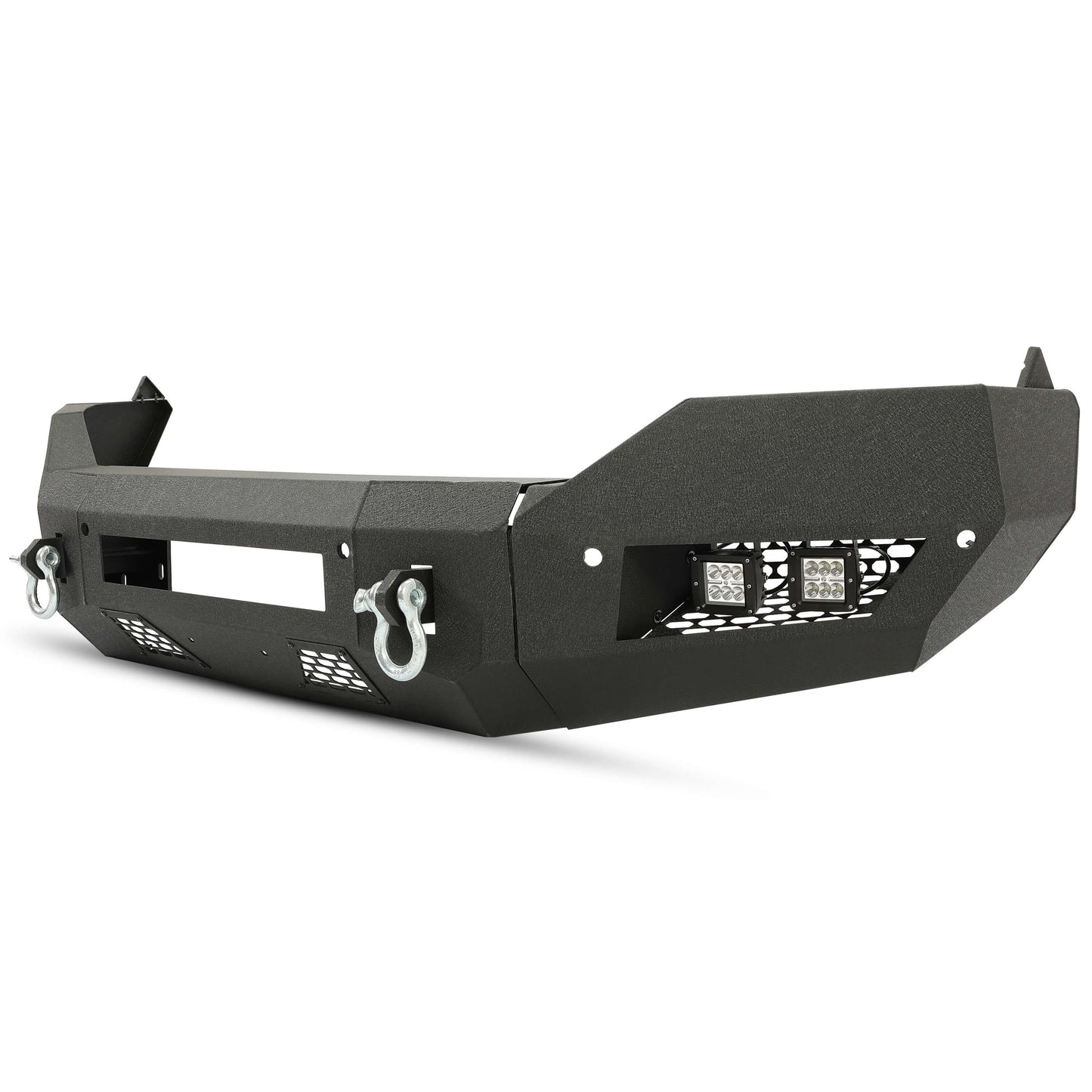 Front Bumper Off-road 3-Piece Modular Compatible with 2013-2018 Dodge Ram 1500 2019-2021 Ram 1500 Classic 2WD/4WD