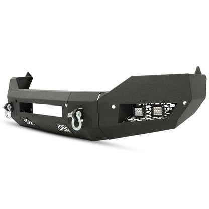 Front Bumper Off-road 3-Piece Modular Compatible with 2013-2018 Dodge Ram 1500 2019-2021 Ram 1500 Classic 2WD/4WD
