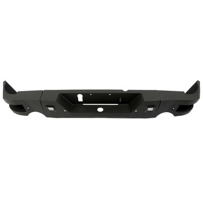 Truck Black Steel Rear Bumper for 2009-2018 Dodge Ram 1500,Face Bar Guard Step
