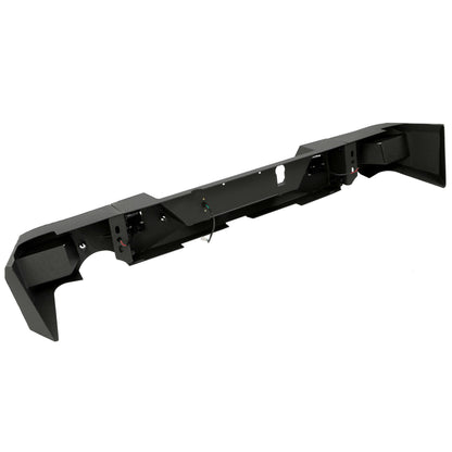 Truck Black Steel Rear Bumper for 2009-2018 Dodge Ram 1500,Face Bar Guard Step