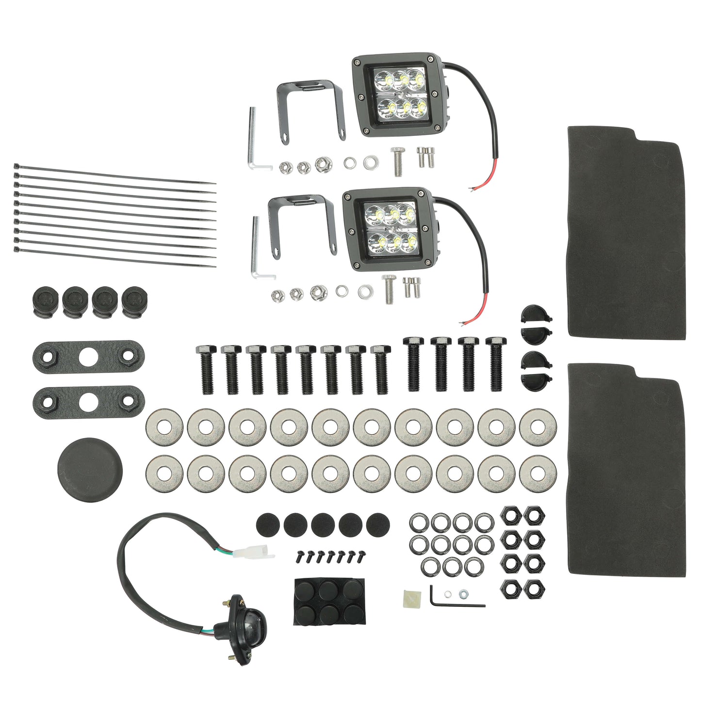 Truck Black Steel Rear Bumper for 2009-2018 Dodge Ram 1500,Face Bar Guard Step