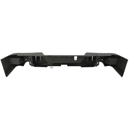 Truck Black Steel Rear Bumper for 2009-2018 Dodge Ram 1500,Face Bar Guard Step
