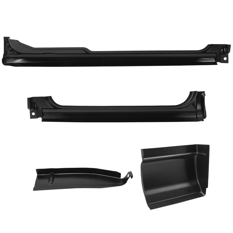 YIKATOO® Rocker Panels & Cab Corners For 1994-2004 Chevy S10 GMC Sonoma Extended Cab 3D