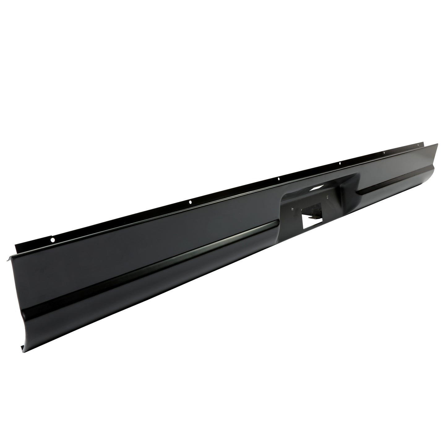 Steel Rear Roll Pan Bumper W/ License Light Compatible With 1967-1972 Chevy C10 Pickup Fleetside