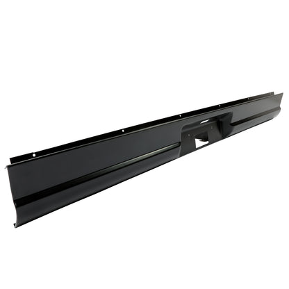 Steel Rear Roll Pan Bumper W/ License Light Compatible With 1967-1972 Chevy C10 Pickup Fleetside