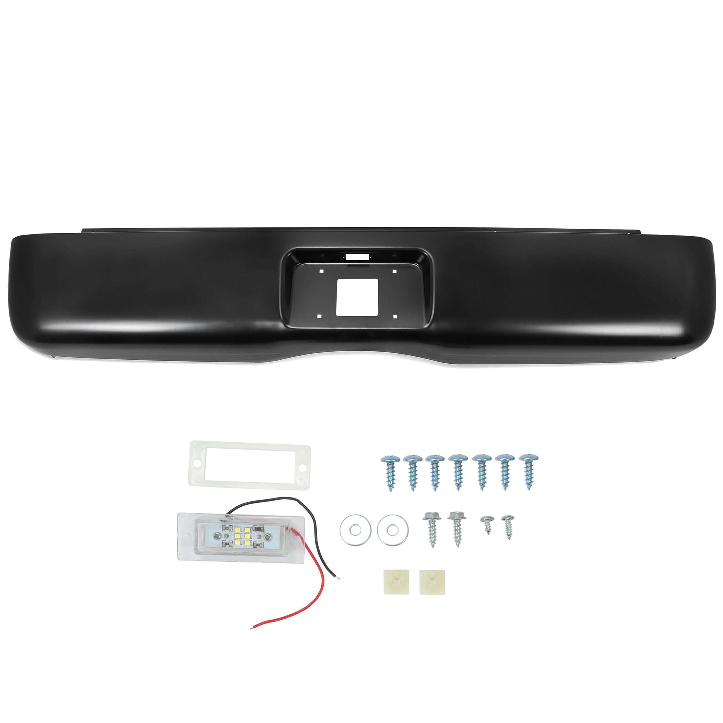 Fleetside Rear Roll Pan for 2007-2013 Silverado, w/License Light