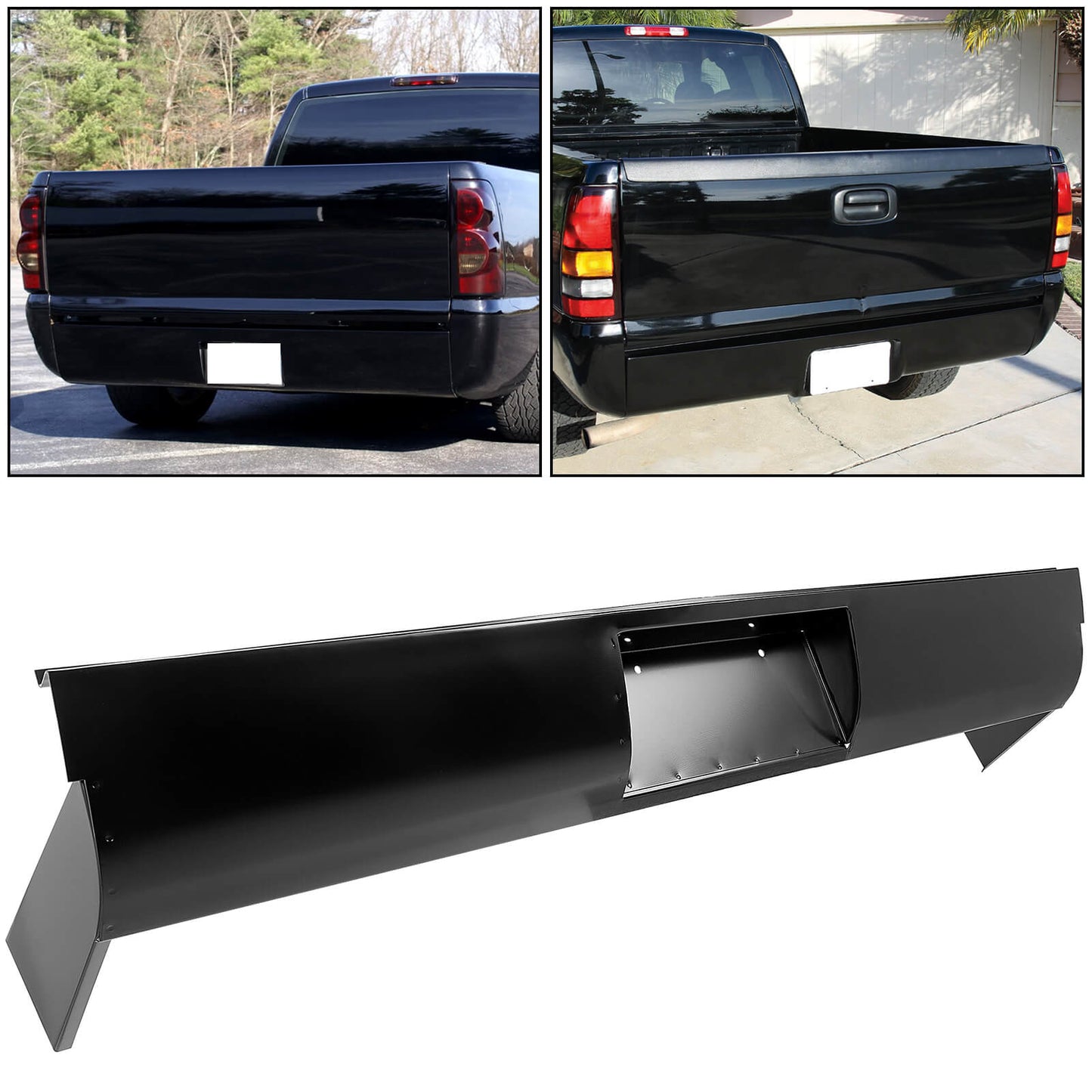 1954~1987 Chevy Pickup Truck Rear Roll Pan Stepside w/License Box Dynacorn 1159