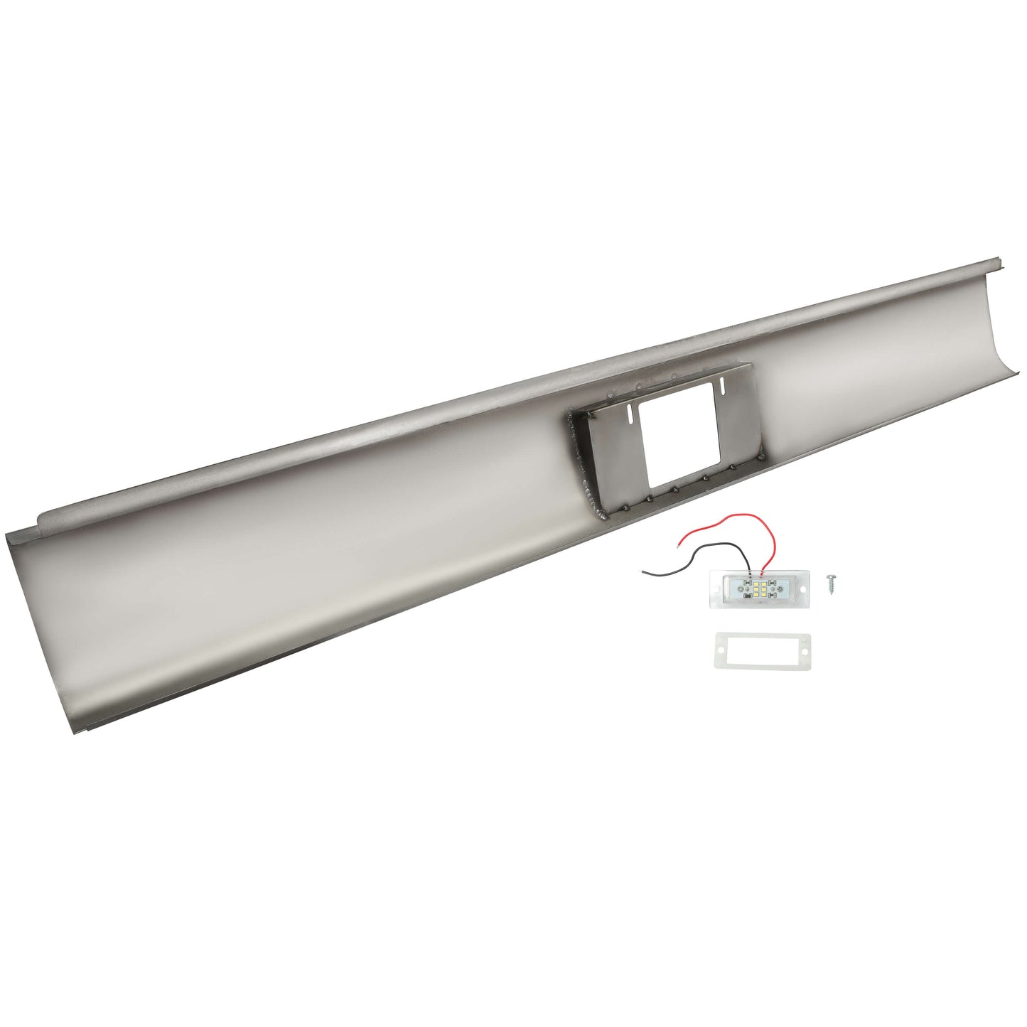 1972-1993 DODGE D150 PICKUP Steel Rollpan w/plate box Center & light Roll Pan