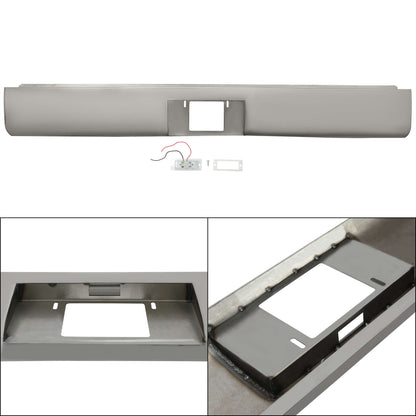 1972-1993 DODGE D150 PICKUP Steel Rollpan w/plate box Center & light Roll Pan