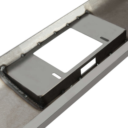 1972-1993 DODGE D150 PICKUP Steel Rollpan w/plate box Center & light Roll Pan