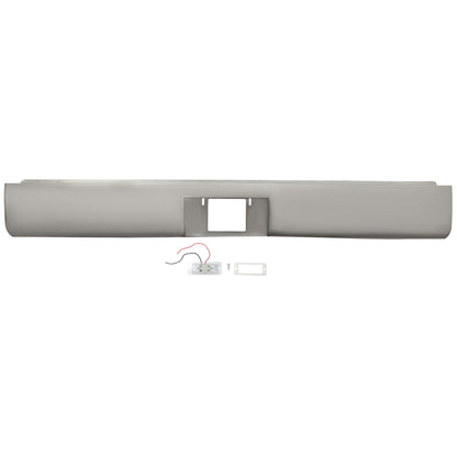 1972-1993 DODGE D150 PICKUP Steel Rollpan w/plate box Center & light Roll Pan