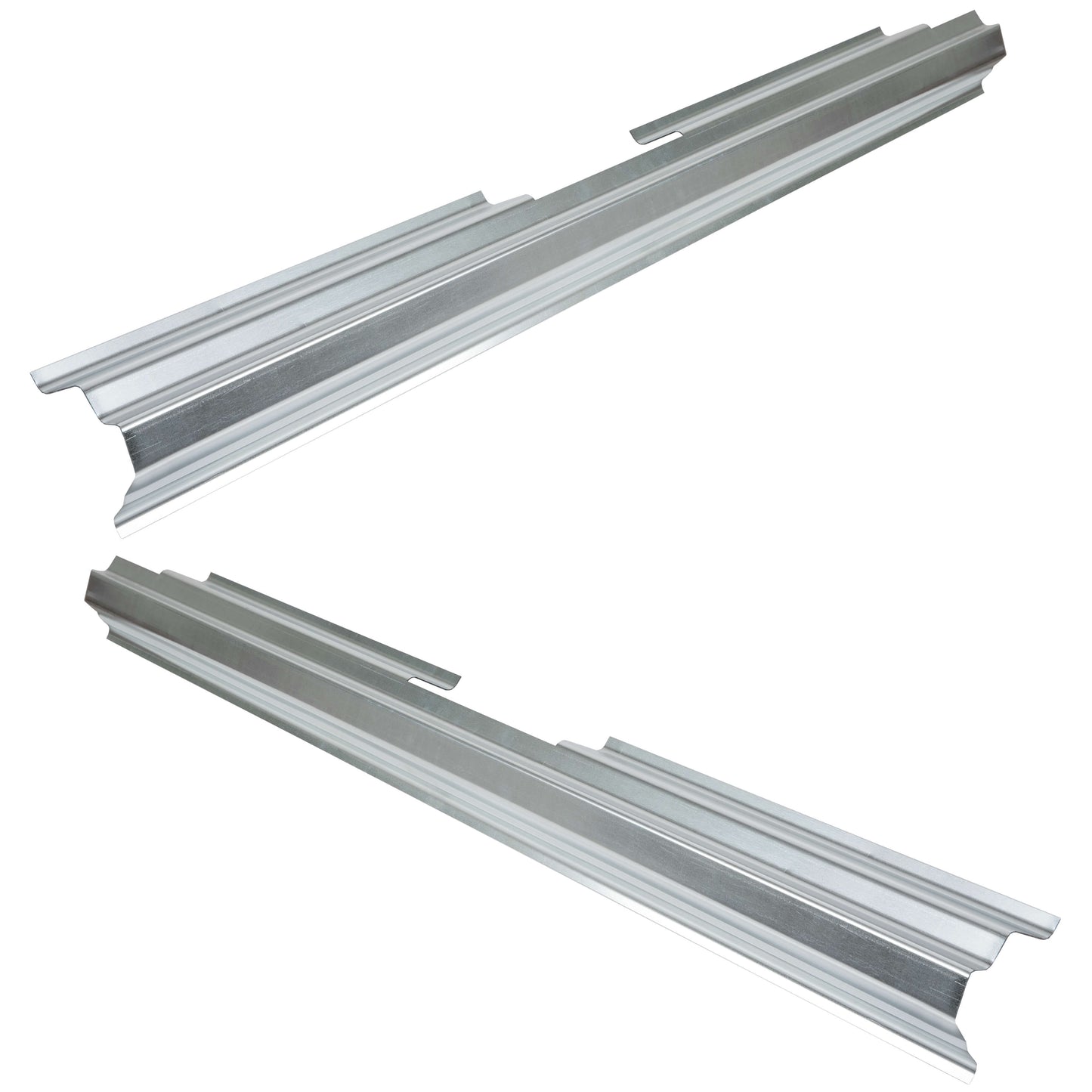 Silver Galvanized Outer Rocker Panel PAIR For 1984-1996 Comanche 4 Door