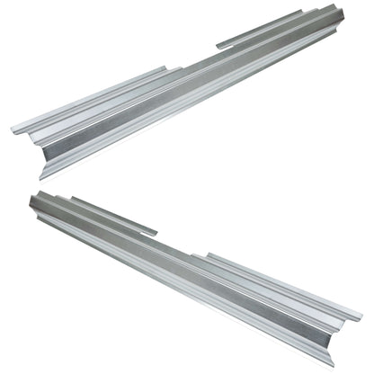 Silver Galvanized Outer Rocker Panel PAIR For 1984-1996 Comanche 4 Door