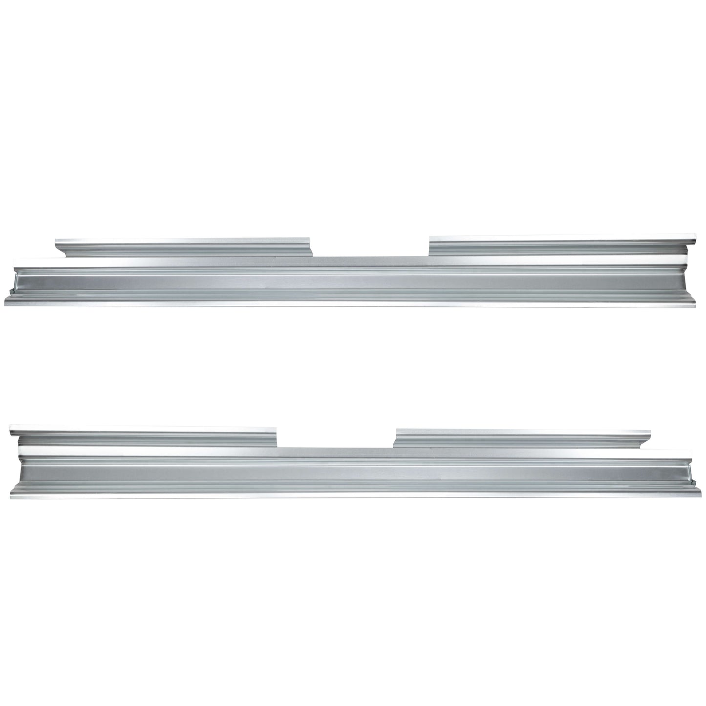Silver Galvanized Outer Rocker Panel PAIR For 1984-1996 Comanche 4 Door