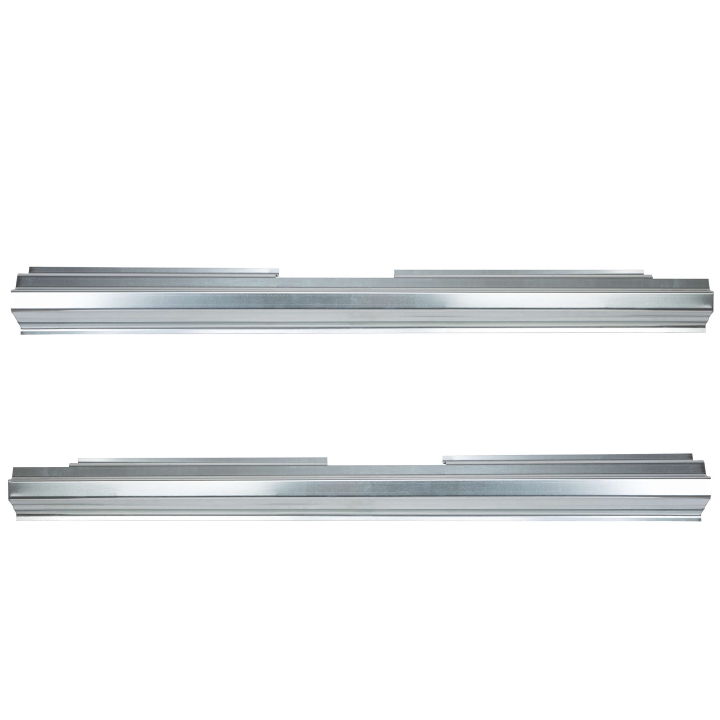 Silver Galvanized Outer Rocker Panel PAIR For 1984-1996 Comanche 4 Door