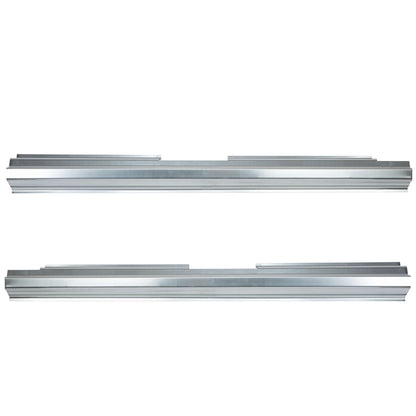 Silver Galvanized Outer Rocker Panel PAIR For 1984-1996 Comanche 4 Door