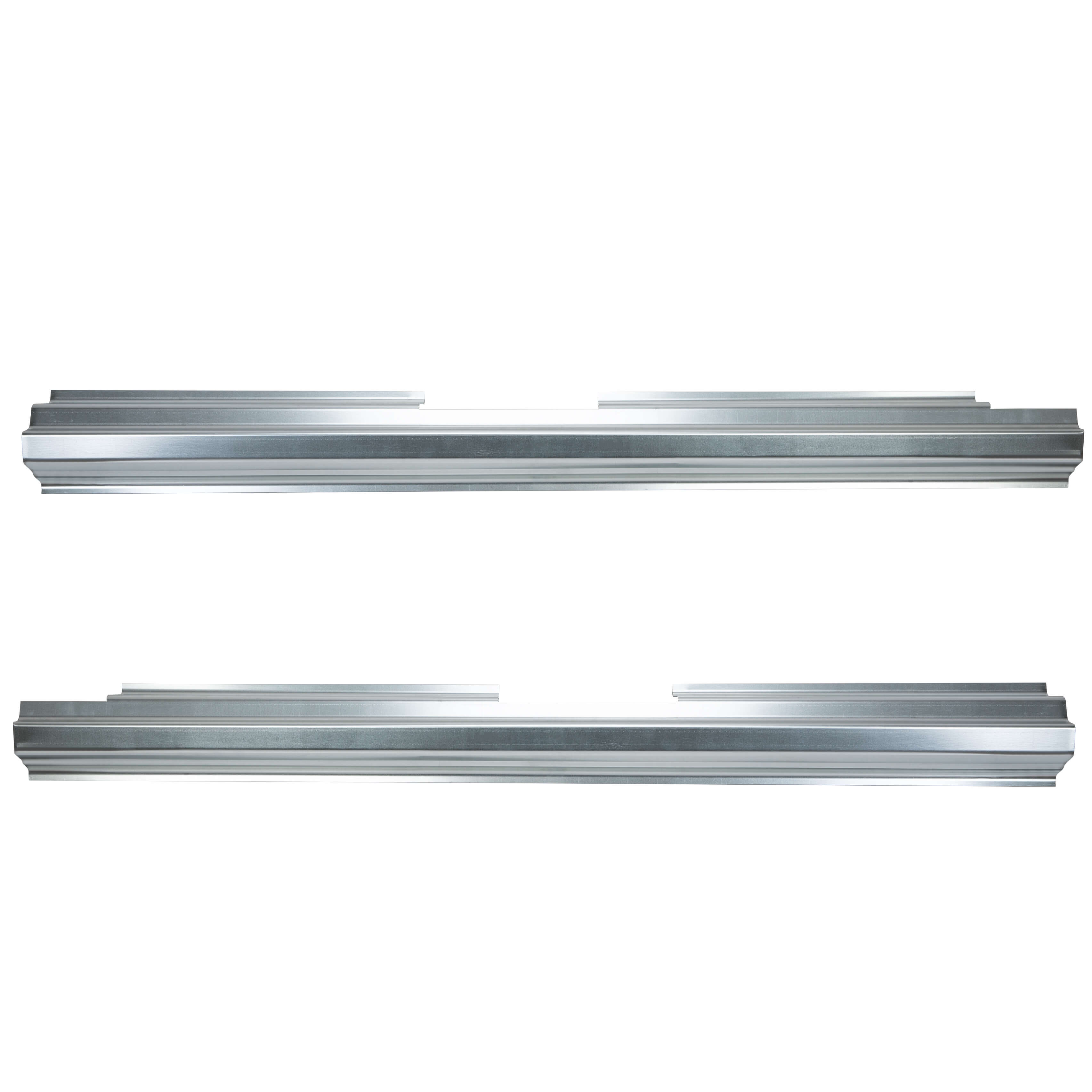 Silver Galvanized Outer Rocker Panel PAIR For 1984-1996 Comanche 4 Door