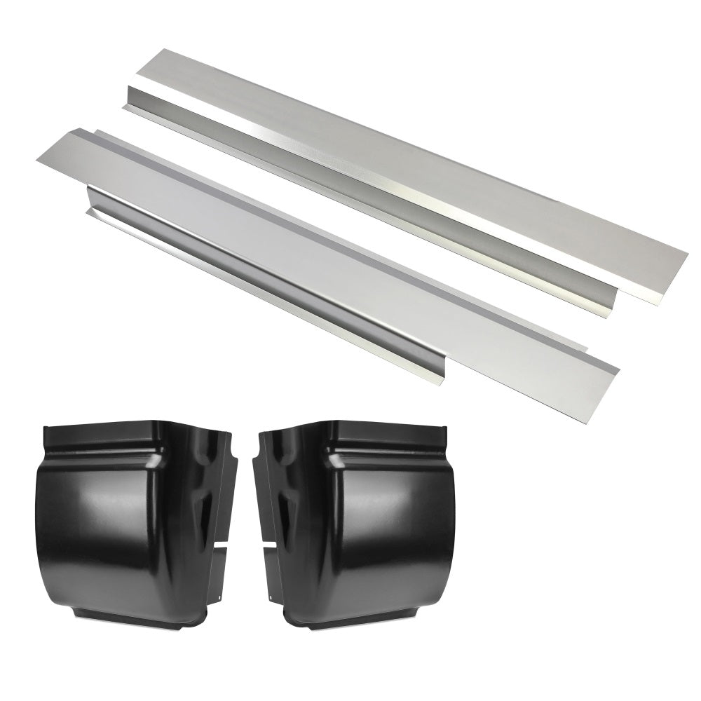 Rocker Panel Cab Corner Standard Cab For 2002-2008 Dodge Ram 1500 2003-2009 2500 3500